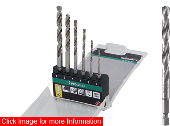 6pc HSS PRO Drill Set