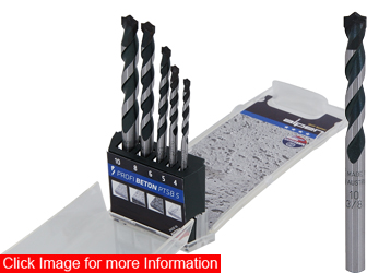 5pc Profi Beton Drill Set