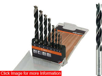 8pc Wood Dowel Drill Set