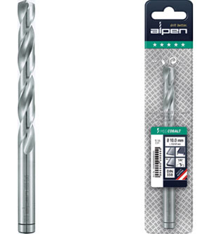 Alpen 90700440100 Morse Taper Shank Drills Hss-Eco Tin Wn102 4 4mm