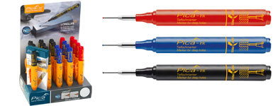 Pica-Ink Display / 10 Black / 5 Red / 5 Blue