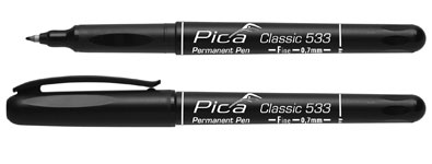 Pica Permanent Pen Black / Fine BL