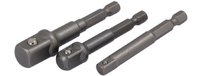 3pc Socket Extension Set 1/4-3/8-1/2